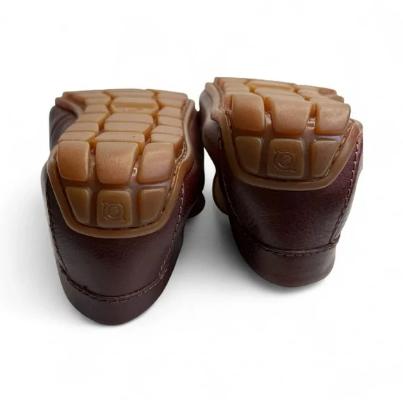 Born Liam Mahogany Brown Leather Driving Loafers • Handcrafted Comfort Shoes - Picture 7 of 12